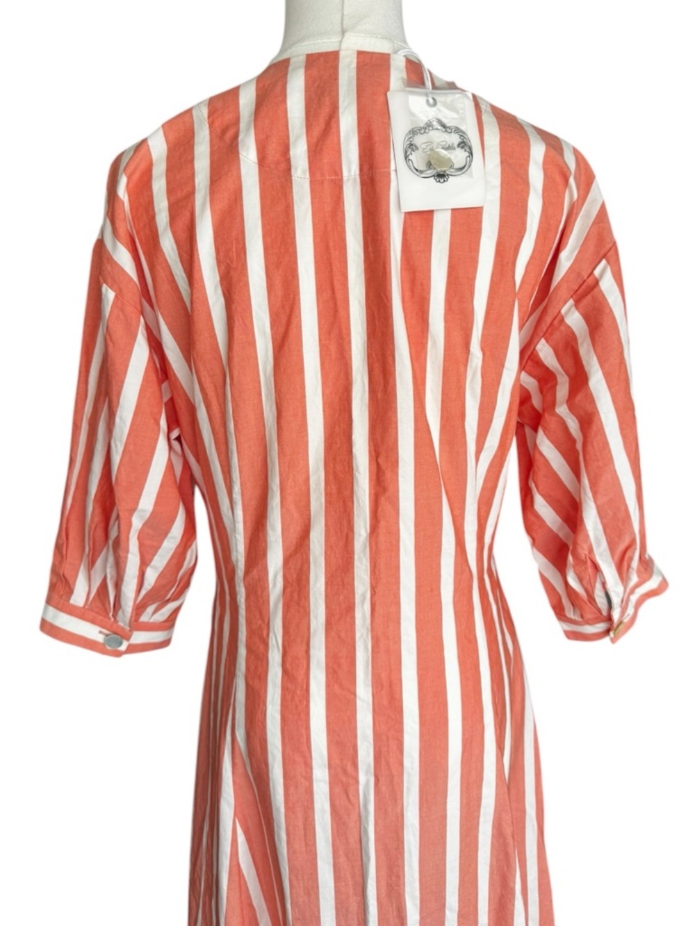 NWT Evi Grintela Yara Striped Midi Shirtdress Small - Picture 9 of 12
